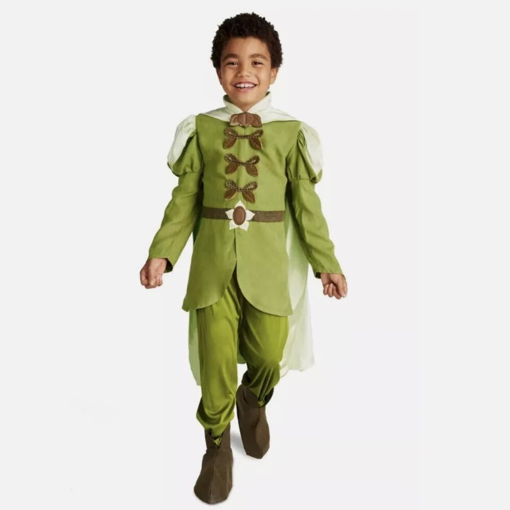 NWT Disney Store Boys Prince Naveen Princess & Frog Halloween Costume Size 7/8
